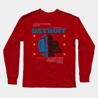 Detroit Lion Long Sleeve T-Shirt